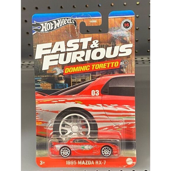 Hot Wheels "Fast & Furious Dominic Toretto" 1995 MAZDA RX-7 1/5 - Picture 1 of 4
